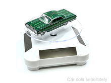 Load image into Gallery viewer, 3.5 Solar Rotating Display Stand with White Base for 1/64 Scale Model Cars Other
