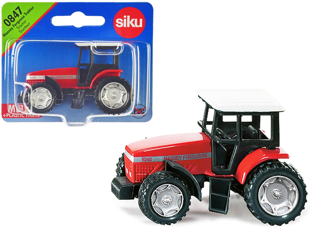 Massey Ferguson 9240 Tractor Red with White Top Diecast Model by Siku SIKU