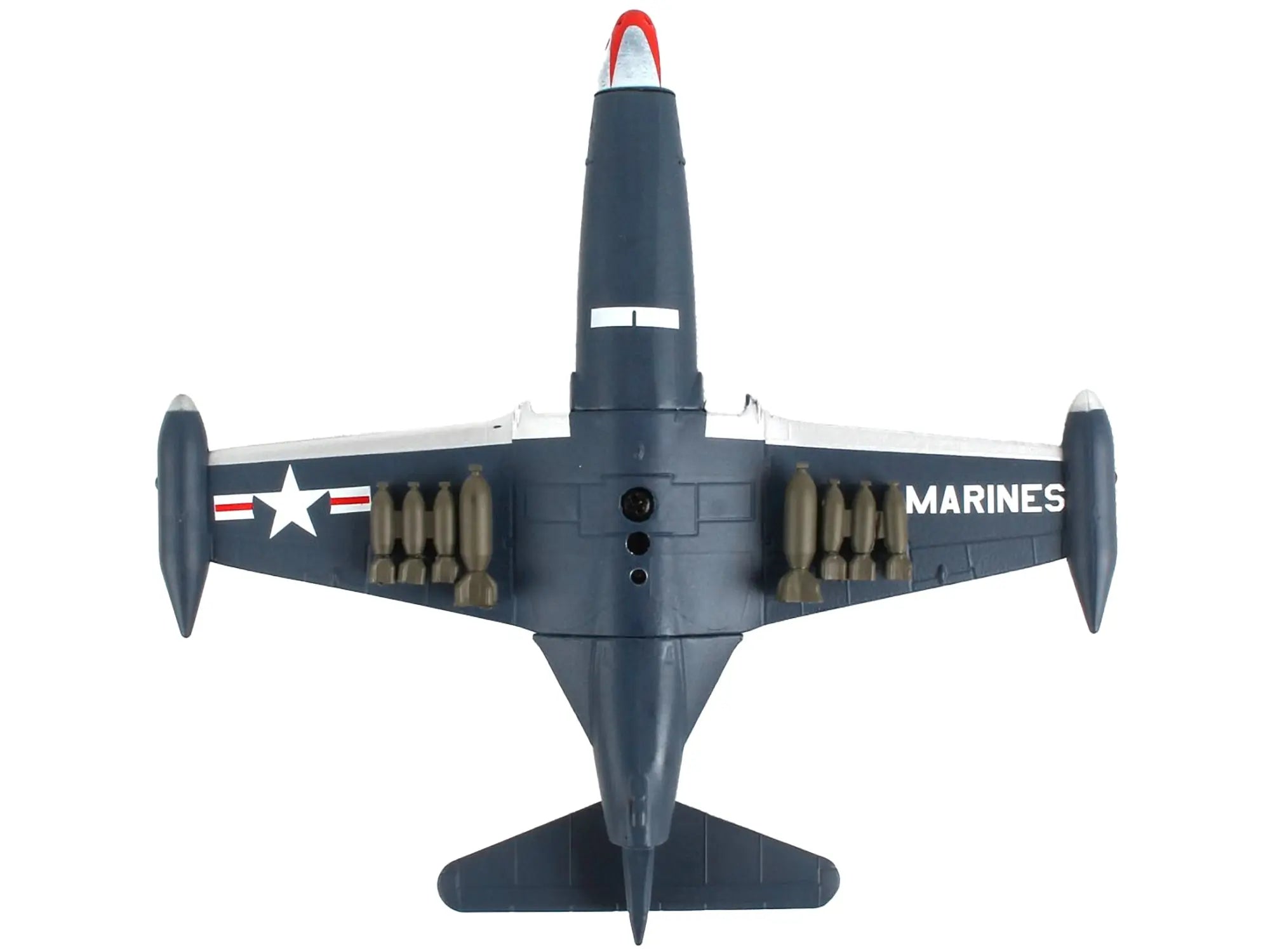 Grumman F9F Panther Fighter Aircraft "VMF-311 United States Marine Corps" 1/100 Diecast Model Airplane by Postage Stamp Postage Stamp