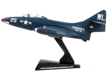 Load image into Gallery viewer, Grumman F9F Panther Fighter Aircraft &quot;VMF-311 United States Marine Corps&quot; 1/100 Diecast Model Airplane by Postage Stamp Postage Stamp
