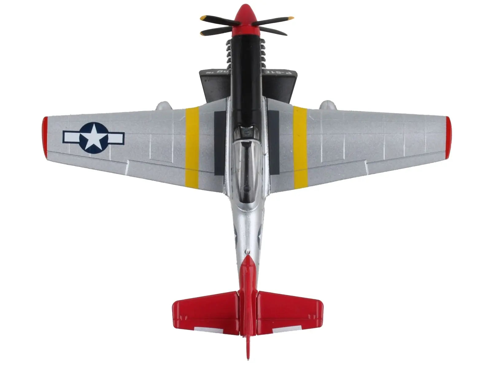 North American P-51D Mustang Fighter Aircraft #62 "Bunny" United States Army Air Force 1/100 Diecast Model Airplane by Postage Stamp Postage Stamp