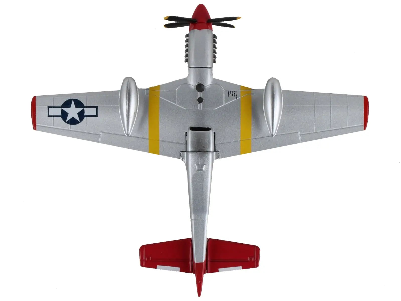 North American P-51D Mustang Fighter Aircraft #62 "Bunny" United States Army Air Force 1/100 Diecast Model Airplane by Postage Stamp Postage Stamp