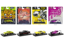 Load image into Gallery viewer, &quot;Auto-Drivers&quot; Set of 4 pieces in Blister Packs Release 102 Limited Edition to 7500 pieces Worldwide 1/64 Diecast Model Cars by M2 Machines M2
