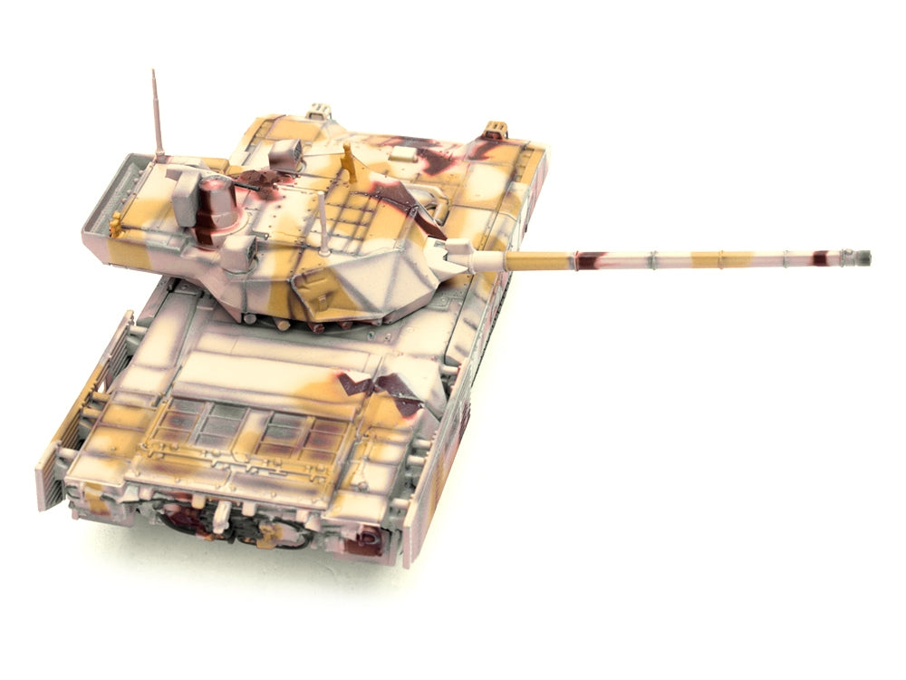 Russian T14 Armata MBT (Main Battle Tank) Multi-Desert Camouflage "Armor Premium" Series 1/72 Diecast Model by Panzerkampf Panzerkampf