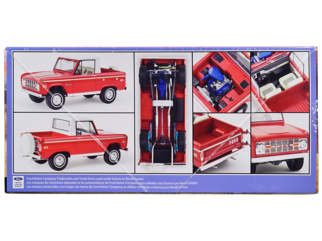 Level 5 Model Kit Ford Bronco Half Cab 1/25 Scale Model by Revell Revell