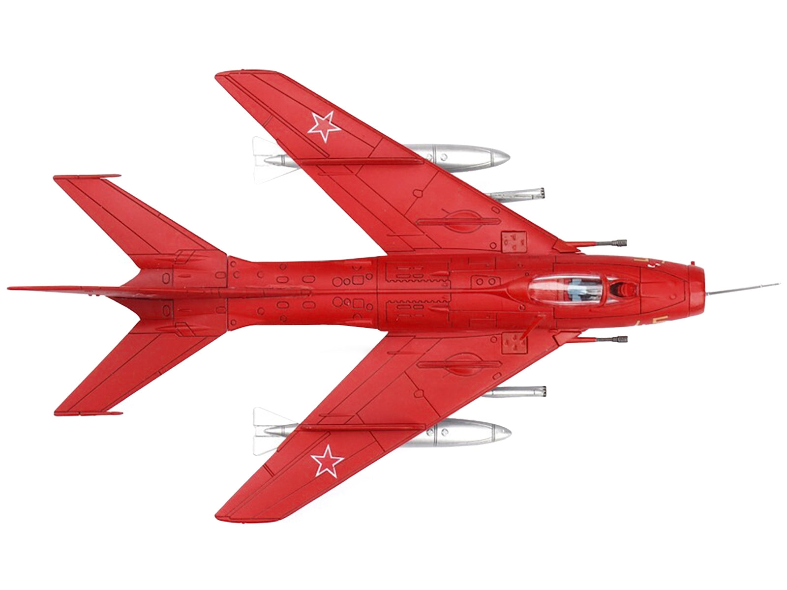 Mikoyan-Gurevich MiG-19S Farmer C Fighter Aircraft "Yellow 45" "VVS Display Team Soviet Air Force Kubinka Air Base" (1960) "Wing" Series  1/72 Diecast Model by Panzerkampf Panzerkampf