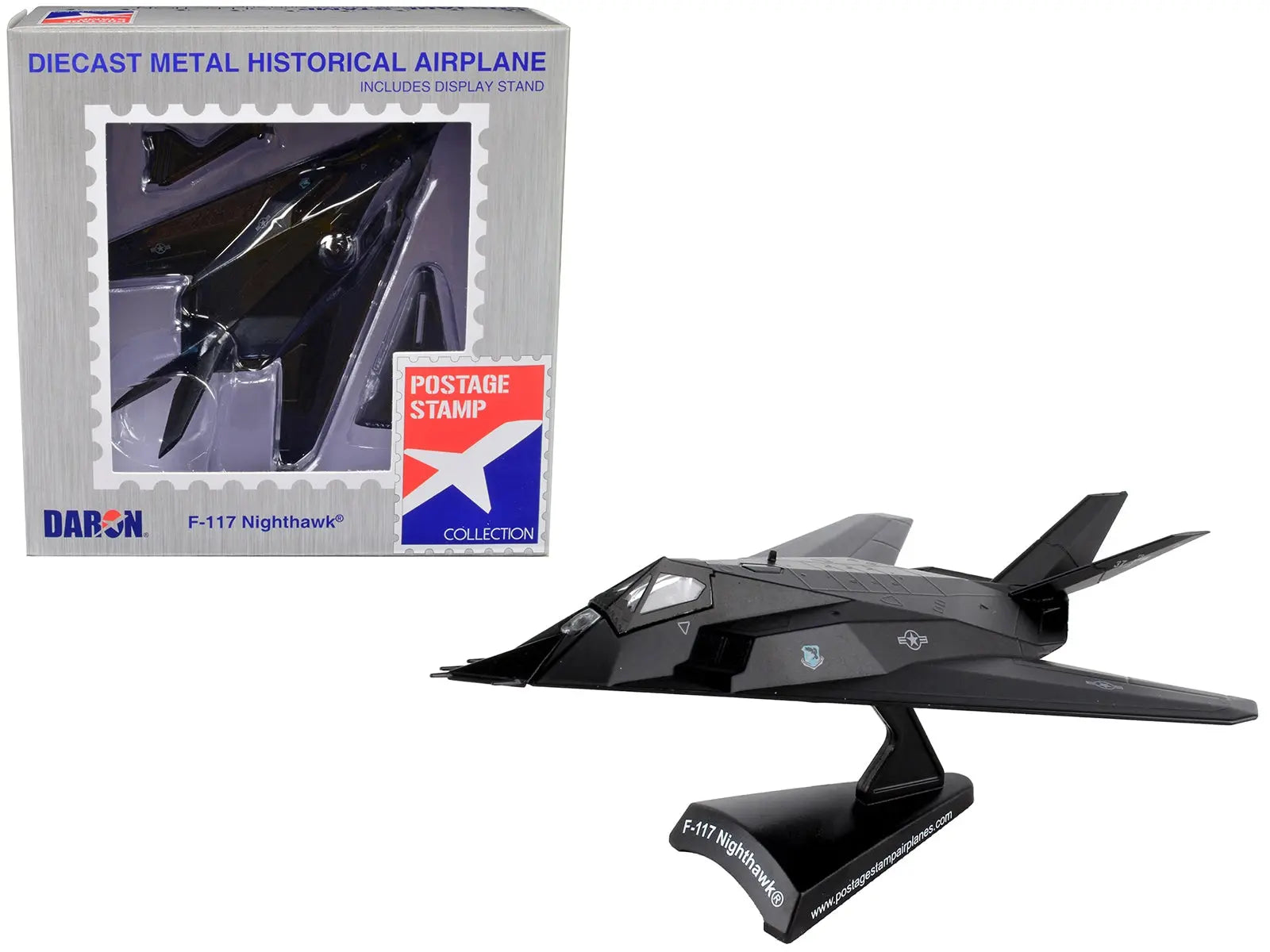 Lockheed F-117 Nighthawk Stealth Aircraft "United States Air Force" 1/150 Diecast Model Airplane by Postage Stamp Postage Stamp