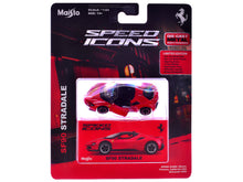 Load image into Gallery viewer, Ferrari SF90 Stradale Red with Black Top &quot;Speed Icons&quot; Series 1/64 Diecast Model Car by Maisto Maisto
