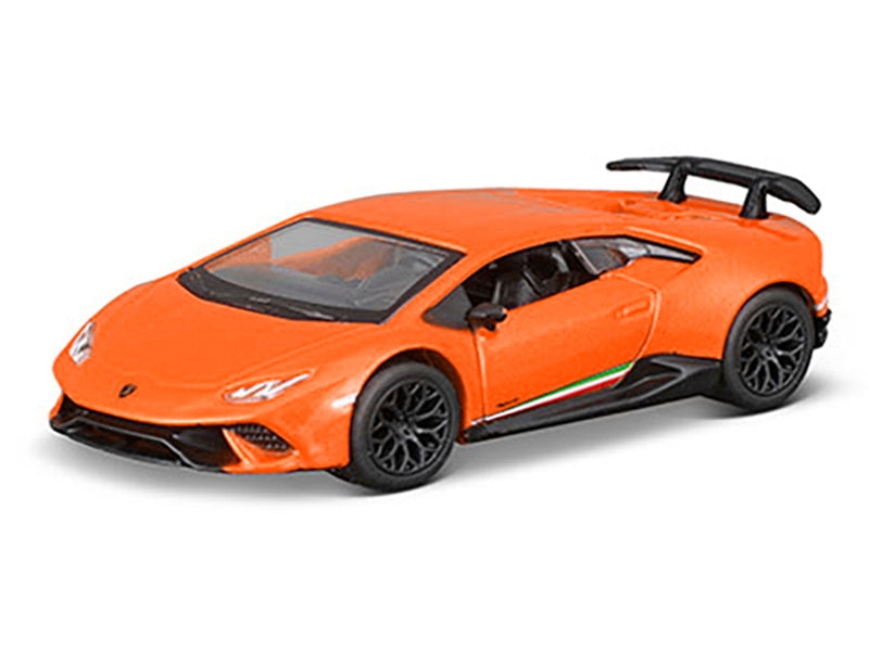 Lamborghini Huracan Performante Orange "Speed Icons" Series 1/64 Diecast Model Car by Maisto Maisto