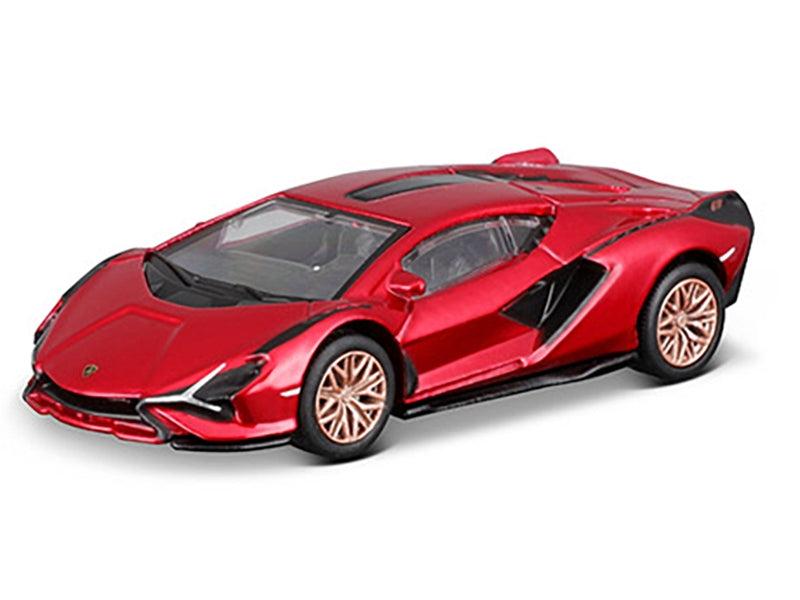 Lamborghini Sian FKP 37 Red Metallic "Speed Icons" Series 1/64 Diecast Model Car by Maisto Maisto