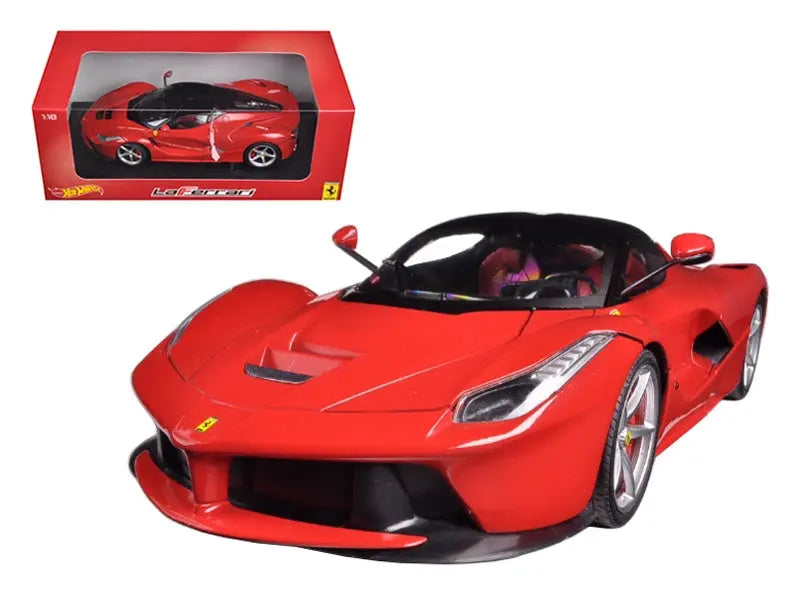 Ferrari Laferrari F70 Hybrid Red 1/18 Diecast Car Model by Hot Wheels Hotwheels