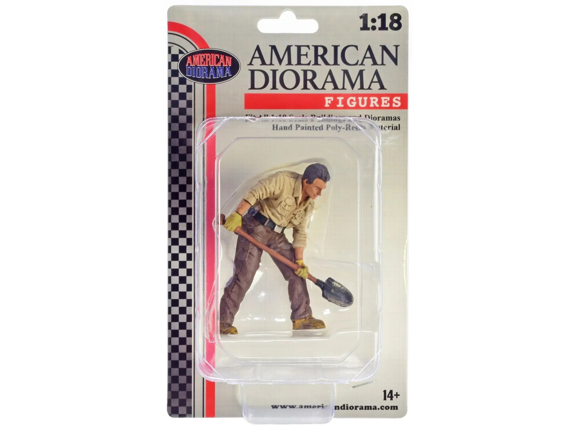 "4X4 Mechanic" Figure 4 for 1/18 Scale Models by American Diorama American Diorama