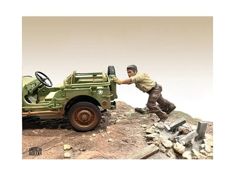 "4X4 Mechanic" Figure 5 for 1/18 Scale Models by American Diorama American Diorama