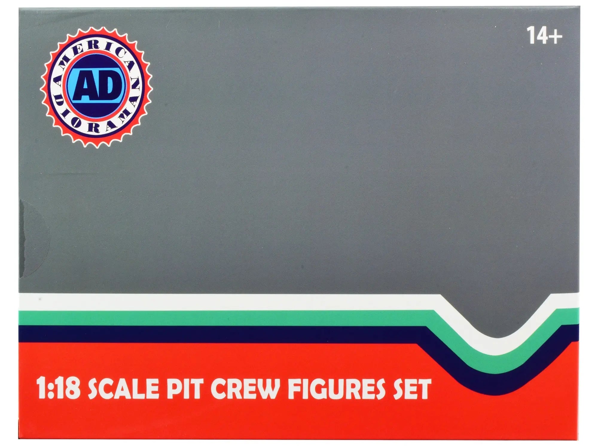 Formula One F1 Pit Crew 7 Figure Set Team Red Release III for 1/18 Scale Models by American Diorama American Diorama