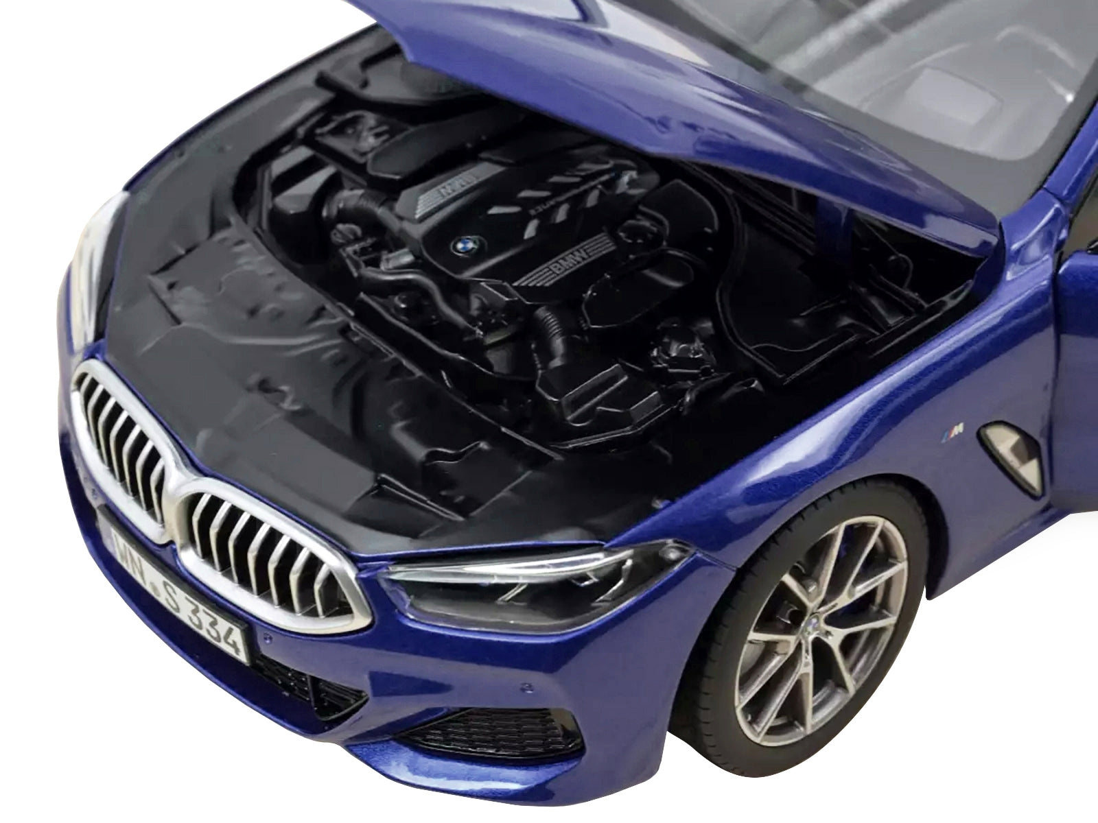 2018 BMW M850i Blue Metallic 1/18 Diecast Model Car by Norev Norev