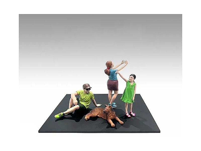 "Figure18 Series 1" 9 piece Figure Set for 1/18 Scale Models by American Diorama American Diorama