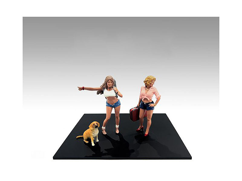 "Figure18 Series 1" 9 piece Figure Set for 1/18 Scale Models by American Diorama American Diorama