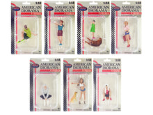 Load image into Gallery viewer, &quot;Figure18 Series 1&quot; 9 piece Figure Set for 1/18 Scale Models by American Diorama American Diorama
