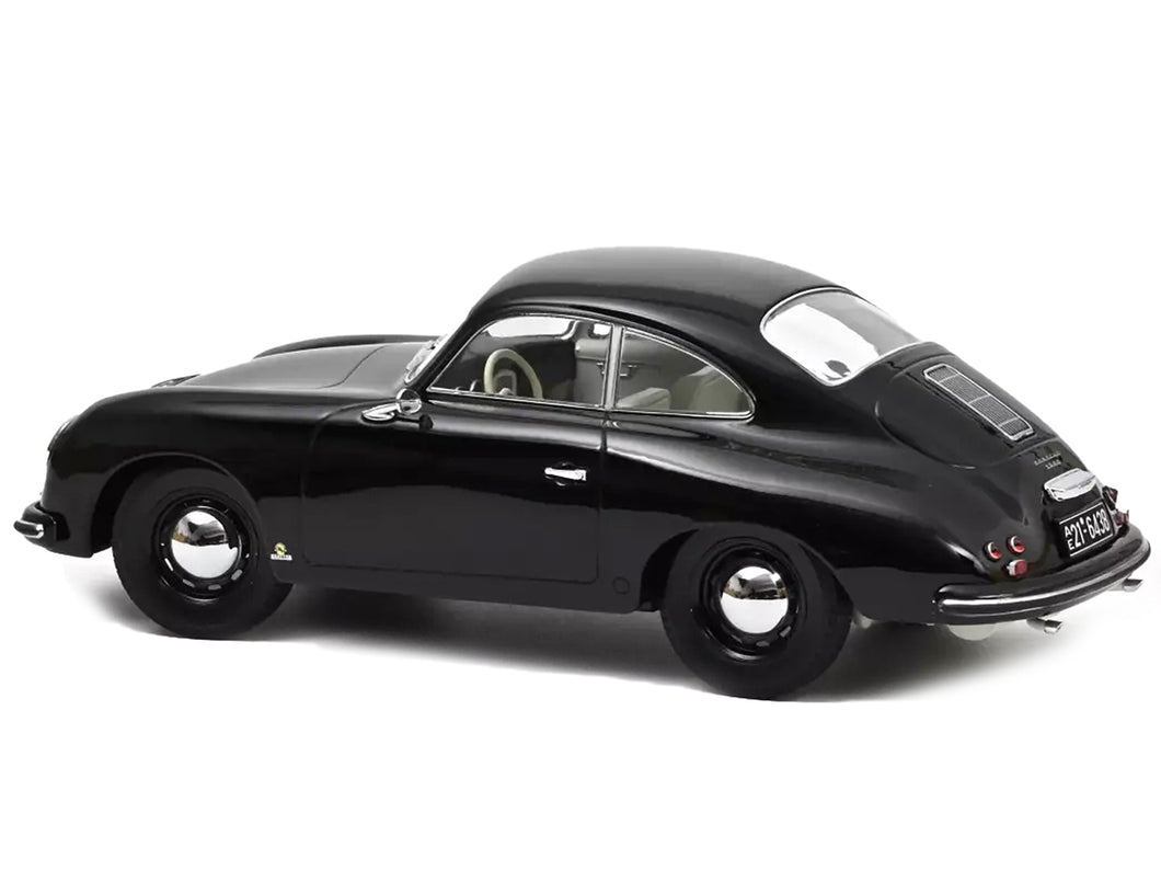 1952 Porsche 356 Coupe Black with White Interior 1/18 Diecast Model Car by Norev Norev