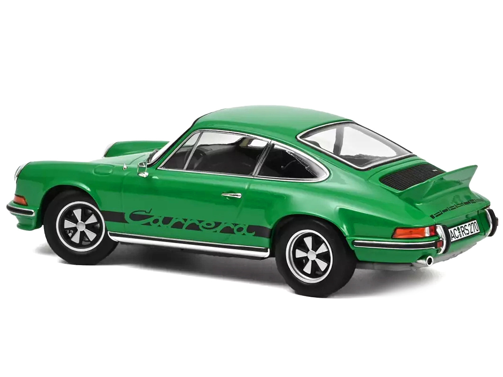 1973 Porsche 911 RS Touring Green with Black Stripes 1/18 Diecast Model Car by Norev Norev