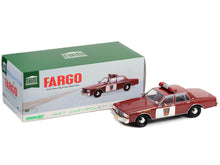 Load image into Gallery viewer, 1987 Chevrolet Caprice Burgundy with Burgundy Interior &quot;Minnesota State Trooper&quot; &quot;Fargo&quot; (1996) Movie &quot;Artisan Collection&quot; 1/18 Diecast Model Car by Greenlight Greenlight
