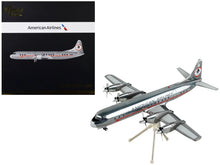 Load image into Gallery viewer, Lockheed L-188A Electra Astrojet Commercial Aircraft &quot;American Airlines&quot; Silver &quot;Gemini 200&quot; Series 1/200 Diecast Model Airplane by GeminiJets GeminiJets
