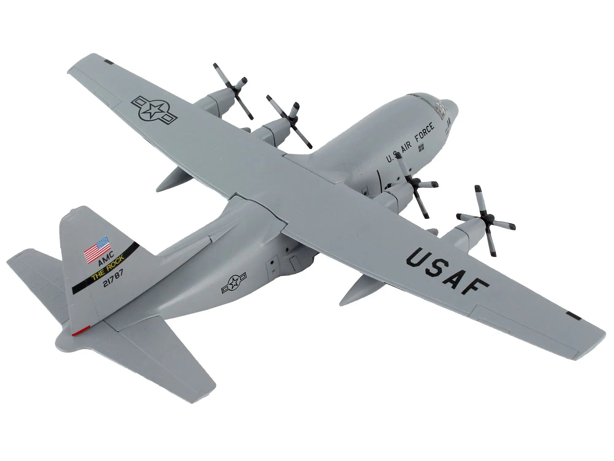 Lockheed C-130 Hercules Transport Aircraft "Spare 617" United States Air Force 1/200 Diecast Model Airplane by Postage Stamp Postage Stamp