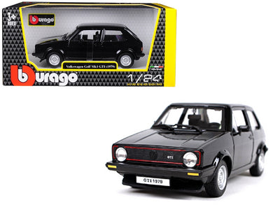 1979 Volkswagen Golf Mk1 GTI Black 1/24 Diecast Model Car by Bburago Bburago