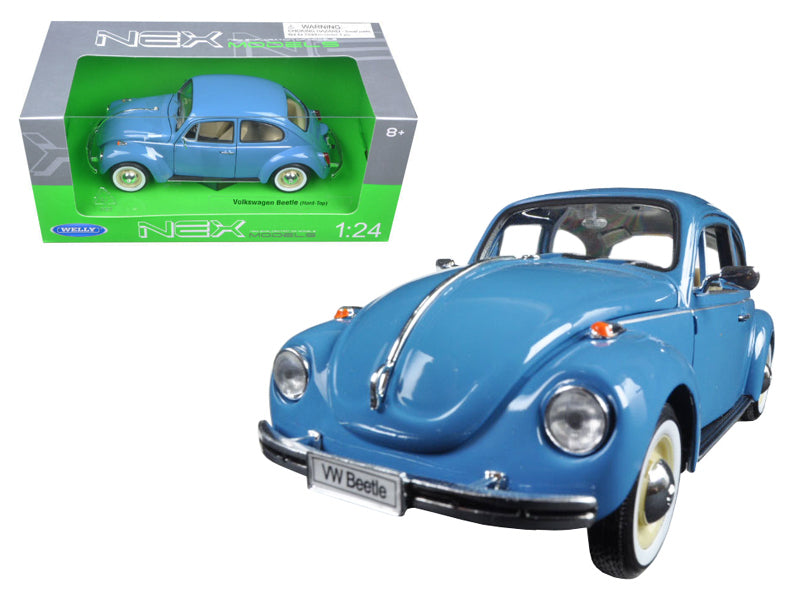 Volkswagen Beetle Blue 1/24-1/27 Diecast Model Car by Welly Welly