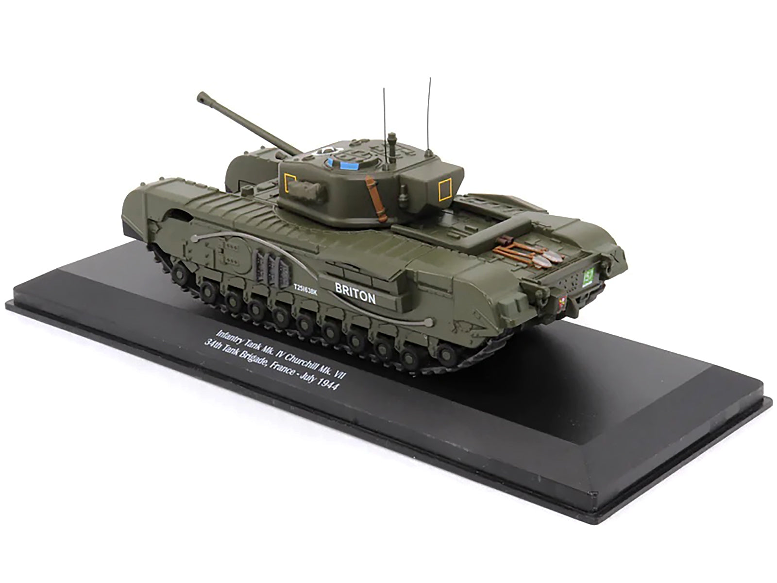 Infantry Tank Mk. IV Churchill Mk. VII "Briton" "UK 34th Tank Brigade France July 1944" 1/43 Diecast Model by AFVs of WWII AFV's of WWII