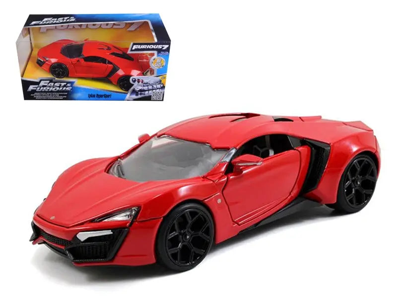 Lykan Hypersport Red "Fast & Furious 7" (2015) Movie 1/24 Diecast Model Car by Jada Jada