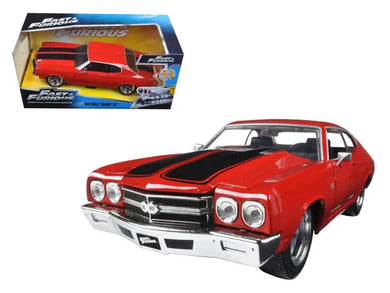 Dom's Chevrolet Chevelle SS Red with Black Stripes 