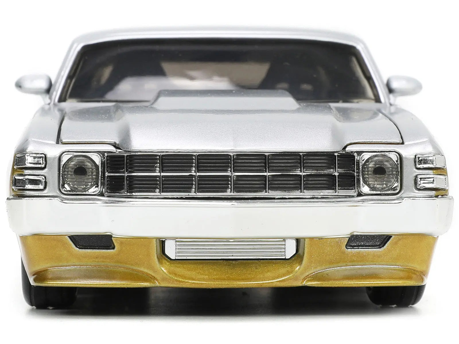 1970 Chevrolet Chevelle SS Gold and Silver Metallic "Bigtime Muscle" 1/24 Diecast Model Car by Jada Jada