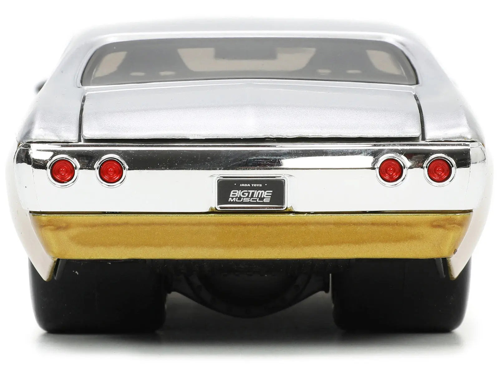 1970 Chevrolet Chevelle SS Gold and Silver Metallic "Bigtime Muscle" 1/24 Diecast Model Car by Jada Jada