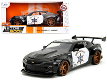 Load image into Gallery viewer, 2016 Chevrolet Camaro Widebody Black and White &quot;Drift Patrol&quot; &quot;Wide Body&quot; Series 1/24 Diecast Model Car by Jada Jada
