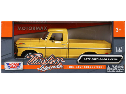 1972 Ford F-100 Pickup Truck Yellow 