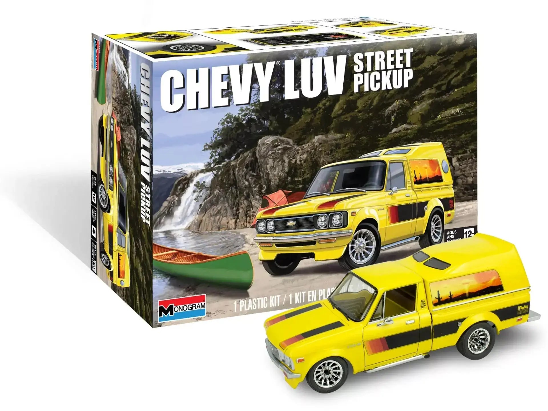 Level 4 Model Kit Chevrolet LUV Street Pickup Truck "Monogram" Series 1/24 Scale Model by Revell Revell