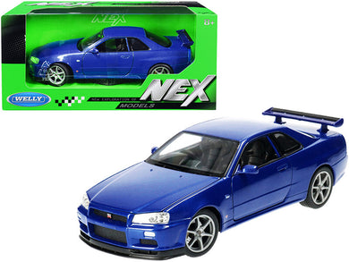 Nissan Skyline GT-R (R34) RHD (Right Hand Drive) Blue Metallic 