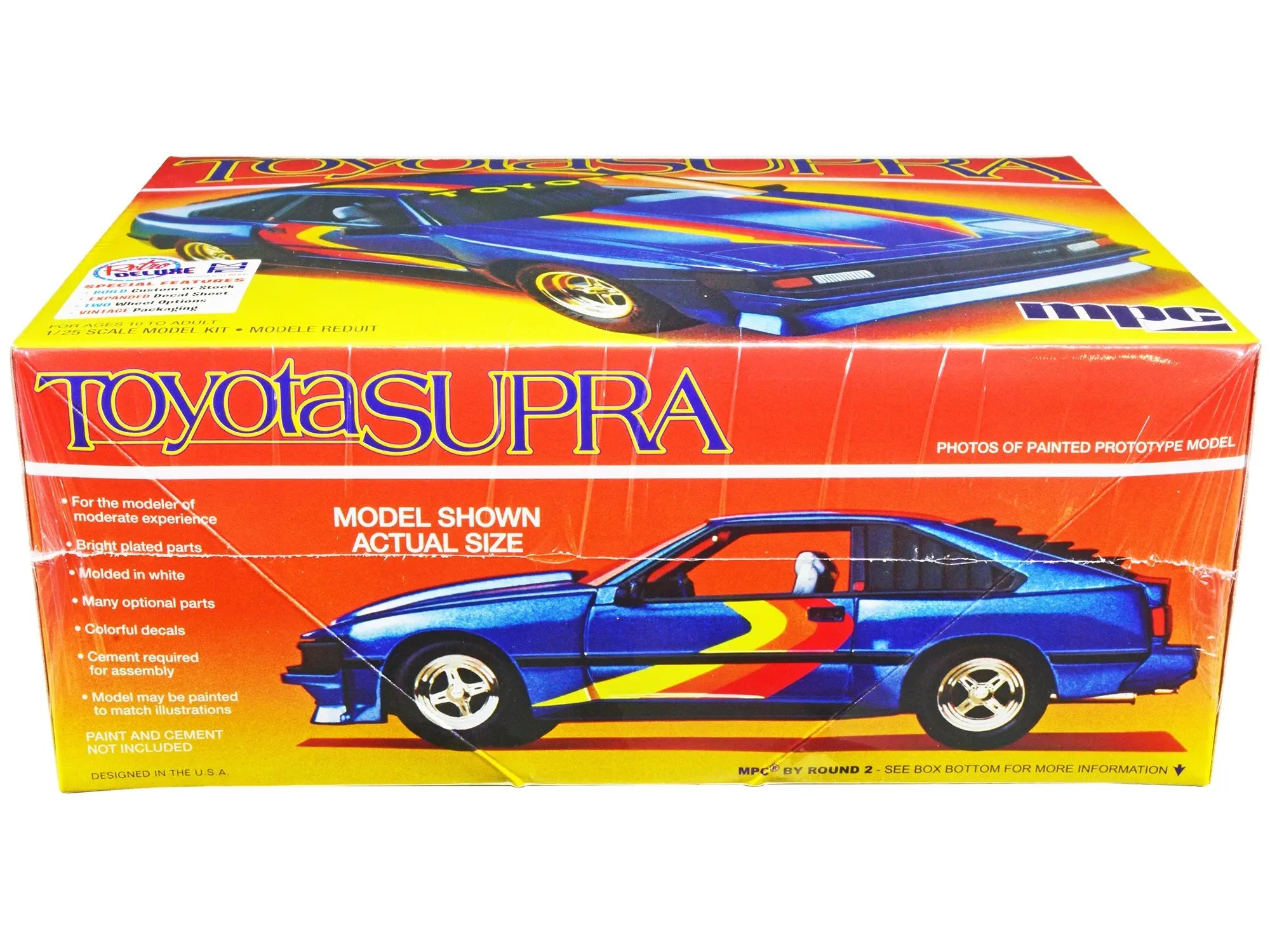 Skill 2 Model Kit 1983 Toyota Celica Supra 1/25 Scale Model Car by MPC MPC