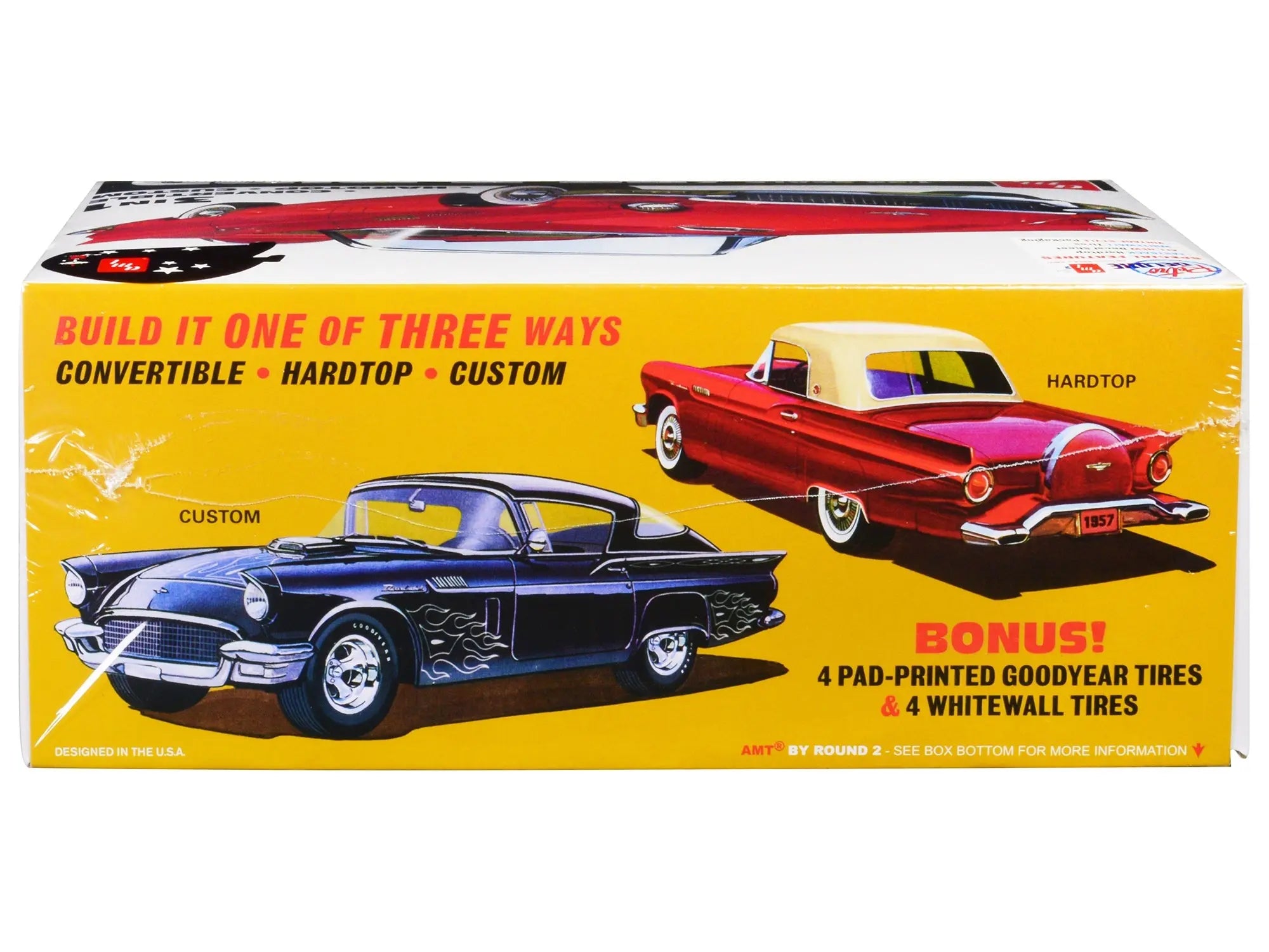 Skill 2 Model Kit 1957 Ford Thunderbird 3-in-1 Kit 1/25 Scale Model by AMT AMT