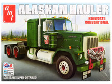 Load image into Gallery viewer, Skill 3 Model Kit Kenworth Conventional Tractor &quot;Alaskan Hauler&quot; 1/25 Scale Model by AMT AMT
