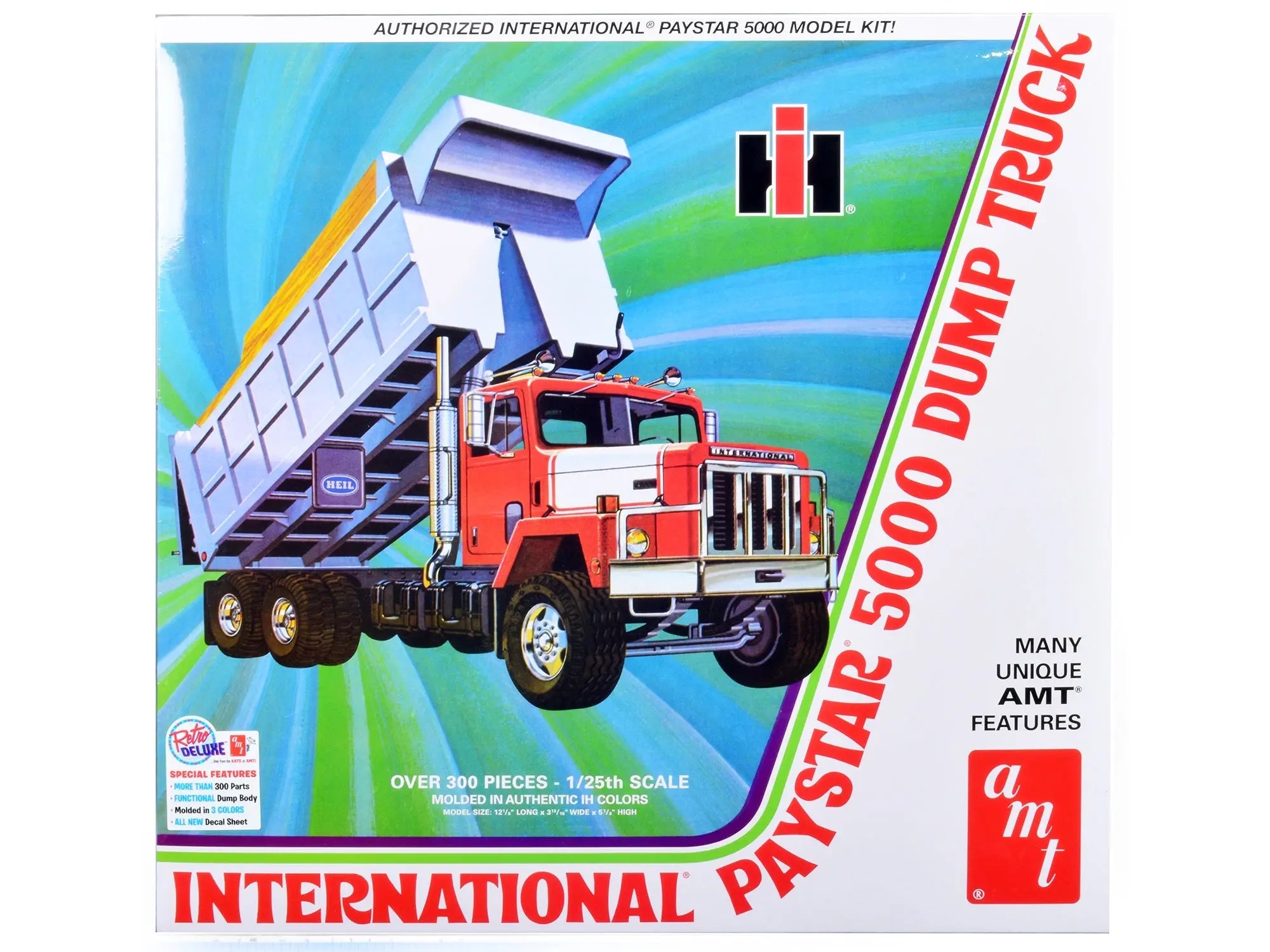 Skill 3 Model Kit International PayStar 5000 Dump Truck 1/25 Scale Model by AMT AMT