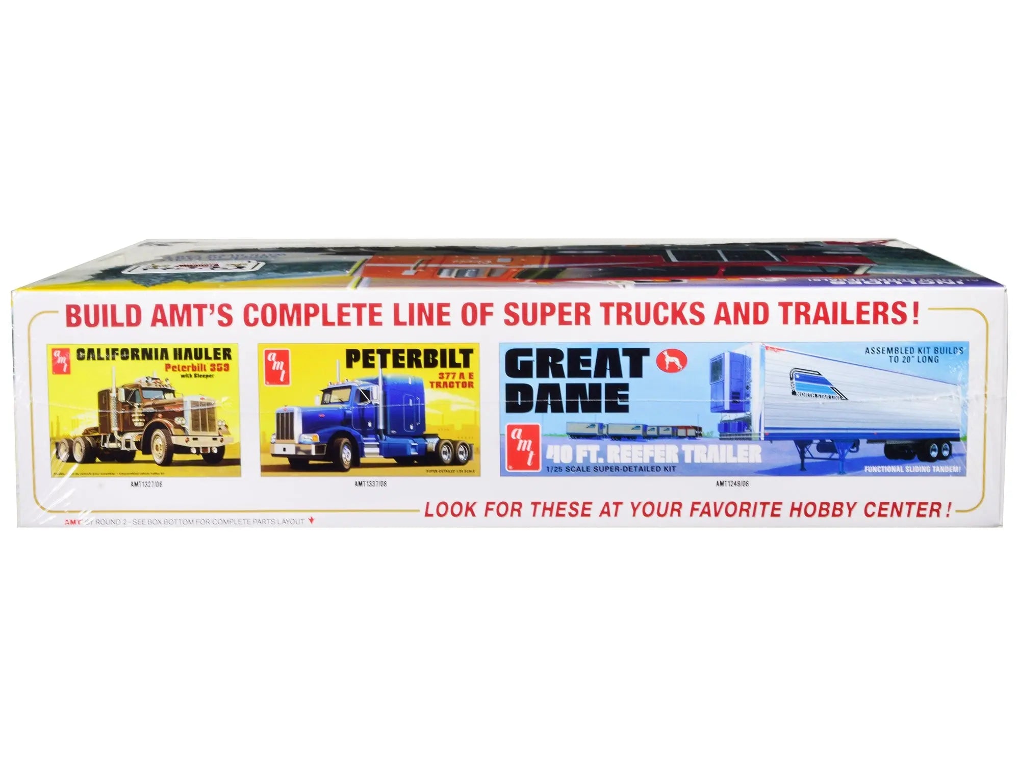 Skill 3 Model Kit Peterbilt 352 Pacemaker Cabover Tractor "Coors" 1/25 Scale Model by AMT AMT