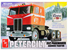 Load image into Gallery viewer, Skill 3 Model Kit Peterbilt 352 Pacemaker Cabover Tractor &quot;Coors&quot; 1/25 Scale Model by AMT AMT
