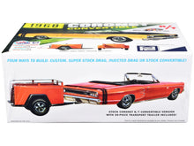 Load image into Gallery viewer, Skill 2 Model Kit 1968 Dodge Coronet R/T Convertible with Haul-Away Trailer 1/25 Scale Model by MPC MPC
