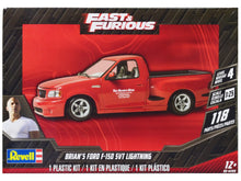 Load image into Gallery viewer, Level 4 Model Kit Brian&#39;s Ford F-150 SVT Lightning Pickup Truck &quot;Fast and Furious&quot; 1/25 Scale Model by Revell Revell
