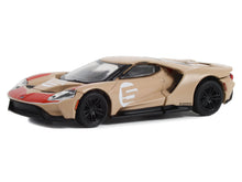 Load image into Gallery viewer, 2022 Ford GT Heritage Edition #5 Holman-Moody &quot;1966 24 Hours of Le Mans Ford 1-2-3 Sweep Tribute&quot; Gold Metallic with Red Accents &quot;Hobby Exclusive&quot; Series 1/64 Diecast Model Car by Greenlight Greenlight
