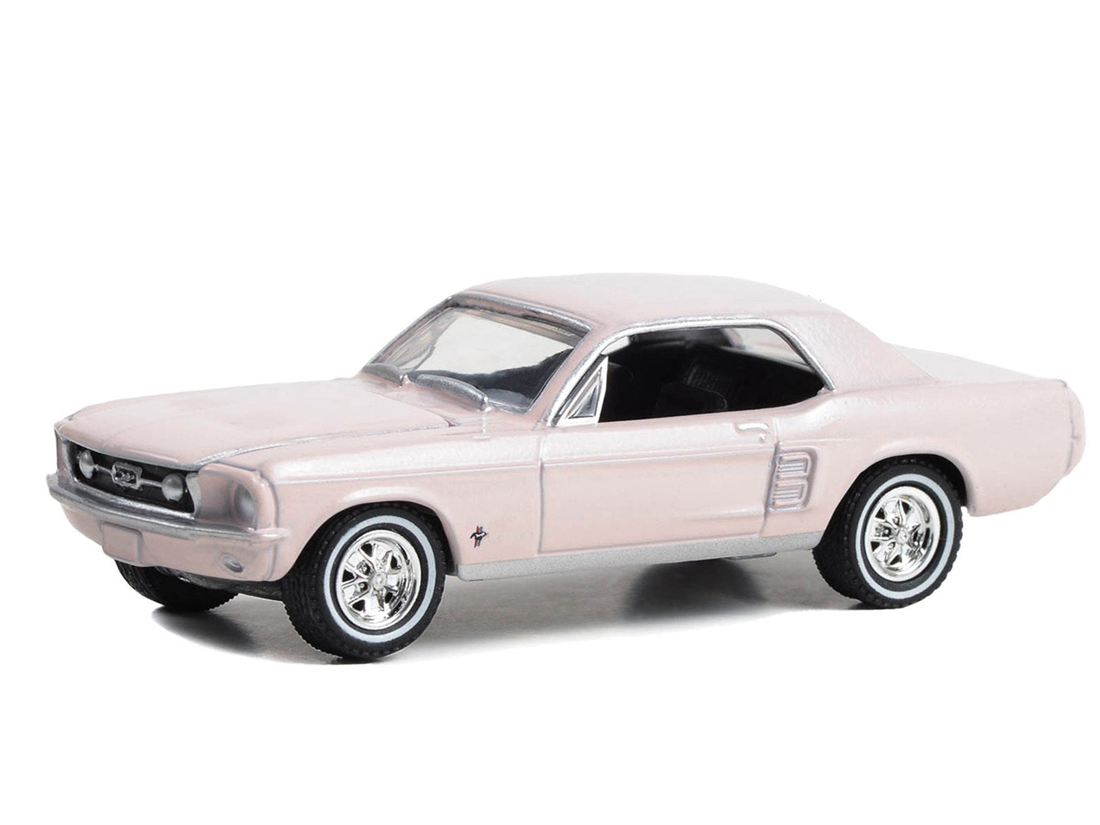 1967 Ford Mustang Coupe "She Country Special - Bill Goodro Ford Denver Colorado" Bermuda Sand "Hobby Exclusive" Series 1/64 Diecast Model Car by Greenlight Greenlight