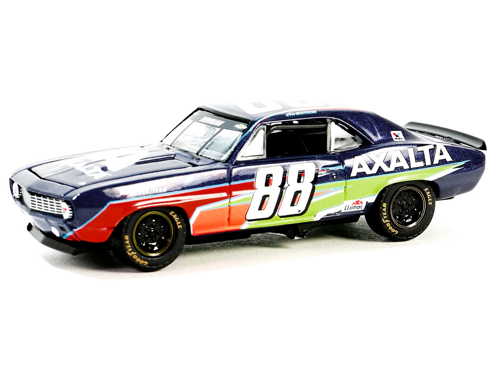 1969 Chevrolet Camaro #88 "Alex Bowman - Hendrick Motorsports First Win Tribute" Dark Blue with Graphics "Hobby Exclusive" Series 1/64 Diecast Model Car by Greenlight Greenlight