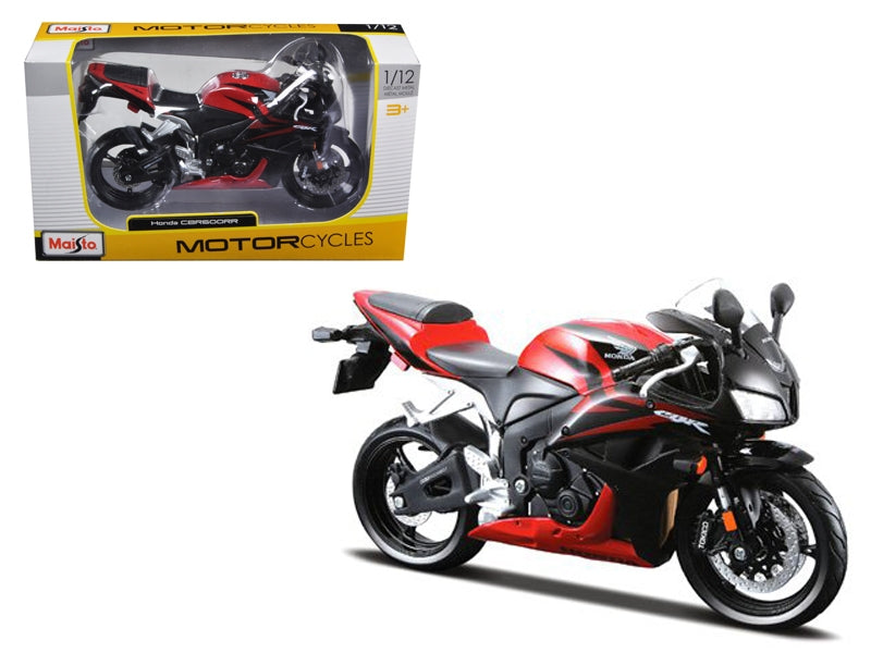 Honda CBR 600RR Red and Black 1/12 Diecast Motorcycle Model by Maisto Maisto